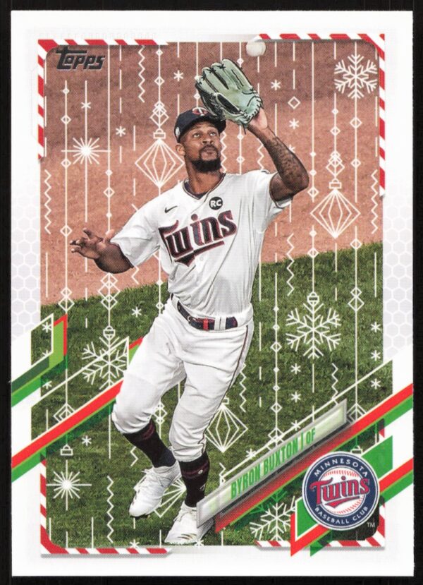 2021 Topps Holiday Byron Buxton #HW189 (Front)