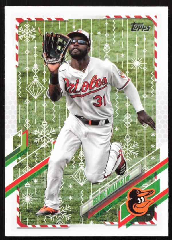 2021 Topps Holiday Cedric Mullins #HW15 (Front)