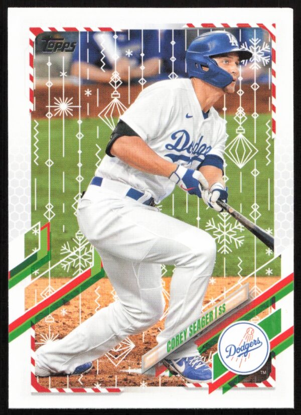 2021 Topps Holiday Corey Seager #HW184 (Front)