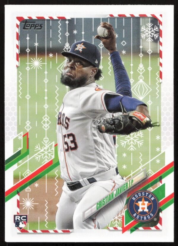 2021 Topps Holiday Cristian Javier #HW74 (Front)