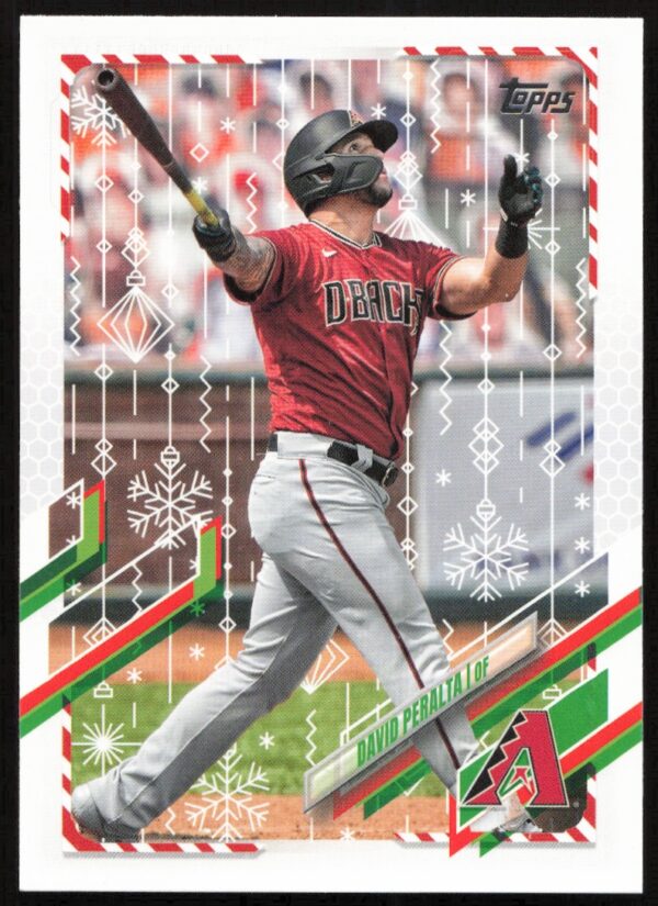 2021 Topps Holiday David Peralta #HW49 (Front)