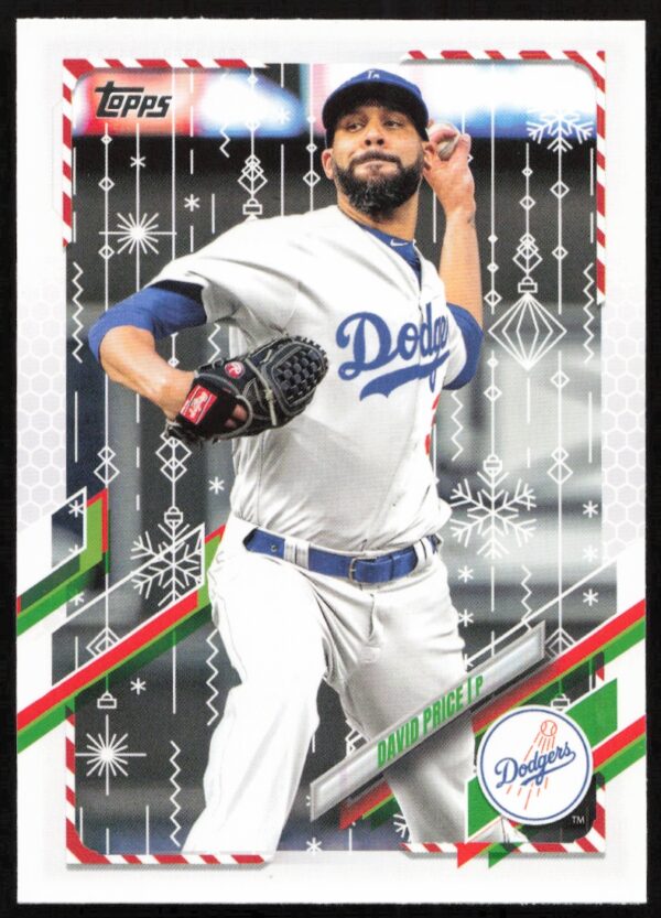 2021 Topps Holiday David Price #HW89 (Front)