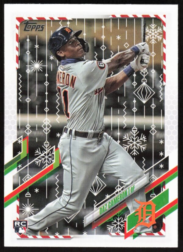 2021 Topps Holiday Daz Cameron #HW67 (Front)