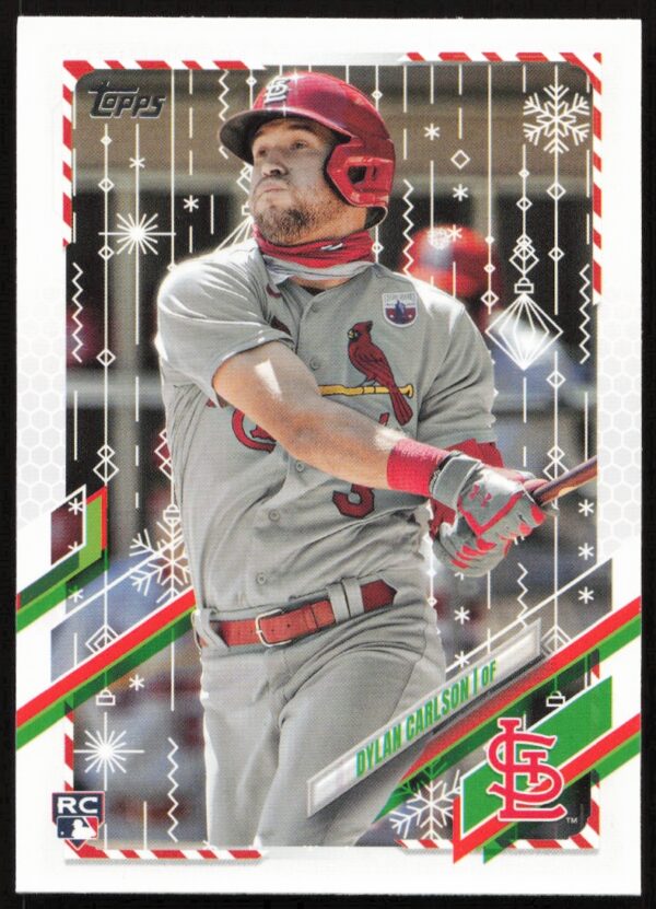 2021 Topps Holiday Dylan Carlson #HW106 (Front)