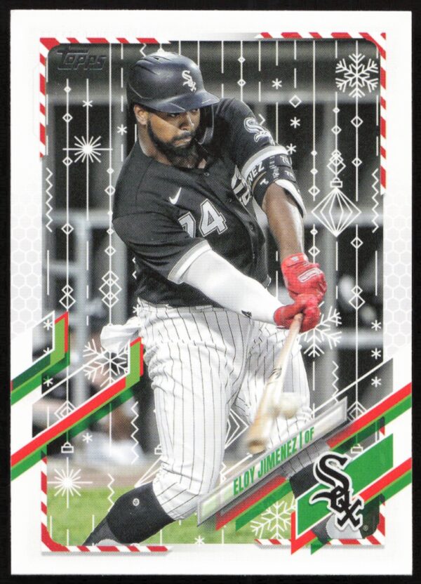 2021 Topps Holiday Eloy Jimenez #HW183 (Front)