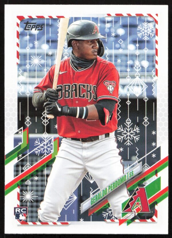 2021 Topps Holiday Geraldo Perdomo #HW87 (Front)