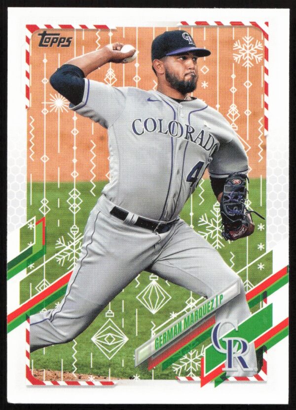2021 Topps Holiday German Marquez #HW137 (Front)