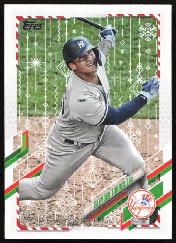 2021 Topps Holiday Gleyber Torres #HW4 (Front)