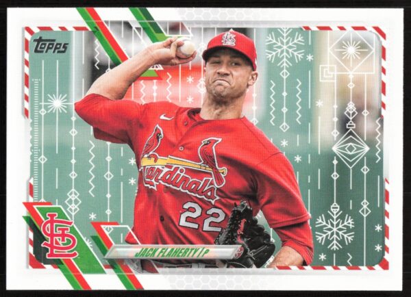 2021 Topps Holiday Jack Flaherty #HW210 (Front)