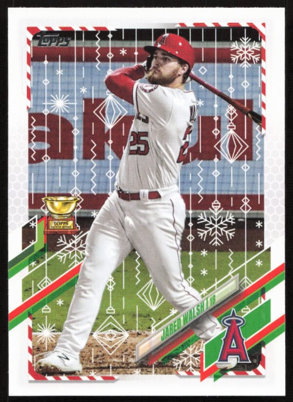 2021 Topps Holiday Jared Walsh #HW107 (Front)