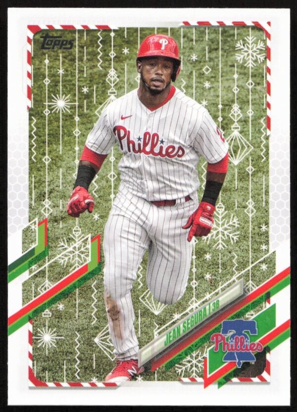 2021 Topps Holiday Jean Segura #HW72 (Front)