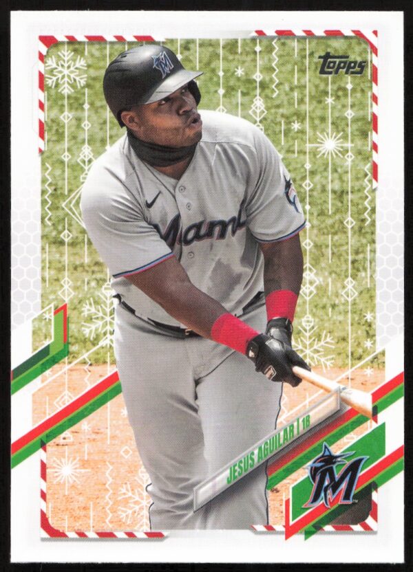 2021 Topps Holiday Jesus Aguilar #HW173 (Front)