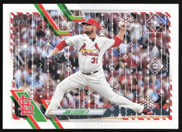 2021 Topps Holiday Jon Lester #HW94 (Front)