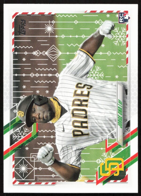 2021 Topps Holiday Jorge Ona #HW109 (Front)