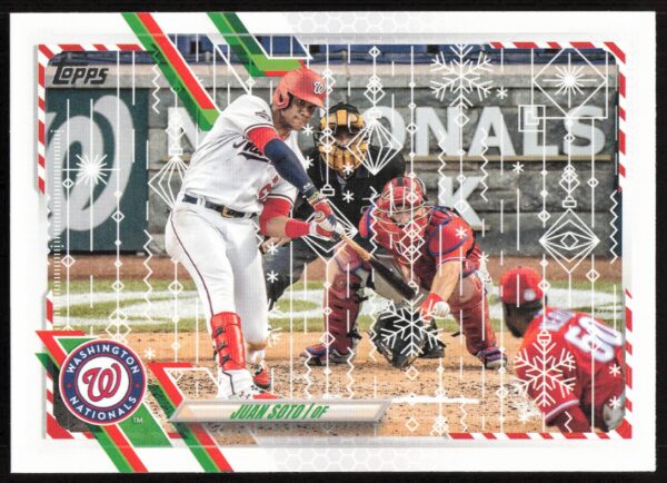 2021 Topps Holiday Juan Soto #HW100 (Front)