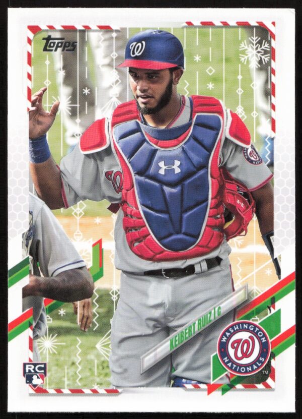 2021 Topps Holiday Keibert Ruiz #HW194 (Front)