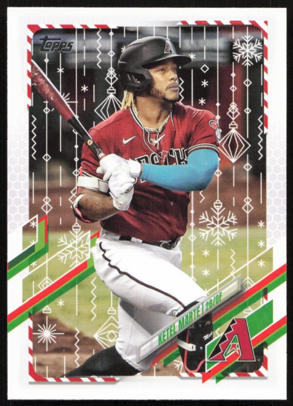 2021 Topps Holiday Ketel Marte #HW148 (Front)