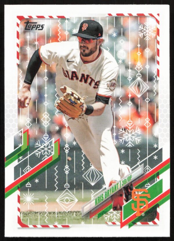 2021 Topps Holiday Kris Bryant #HW167 (Front)
