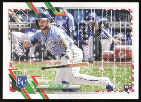 2021 Topps Holiday Kyle Isbel #HW71 (Front)