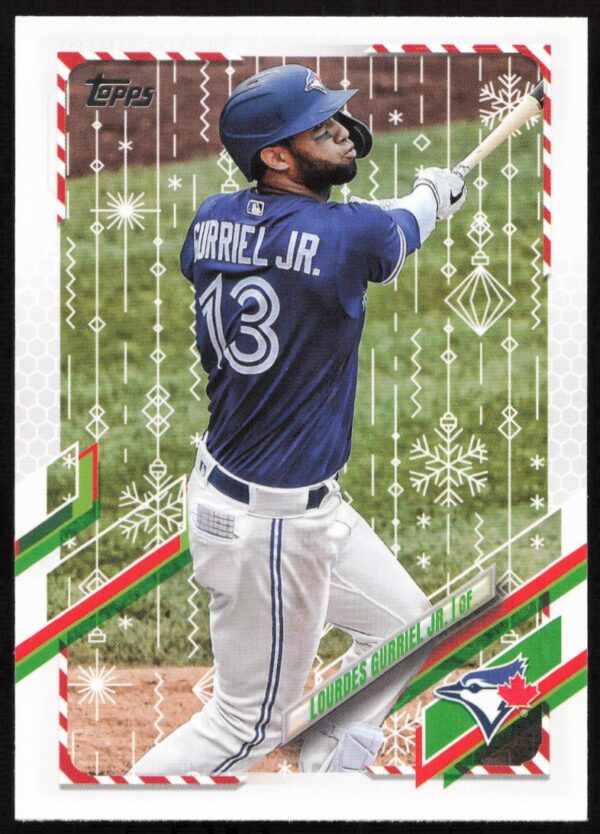 2021 Topps Holiday Lourdes Gurriel Jr. #HW127 (Front)