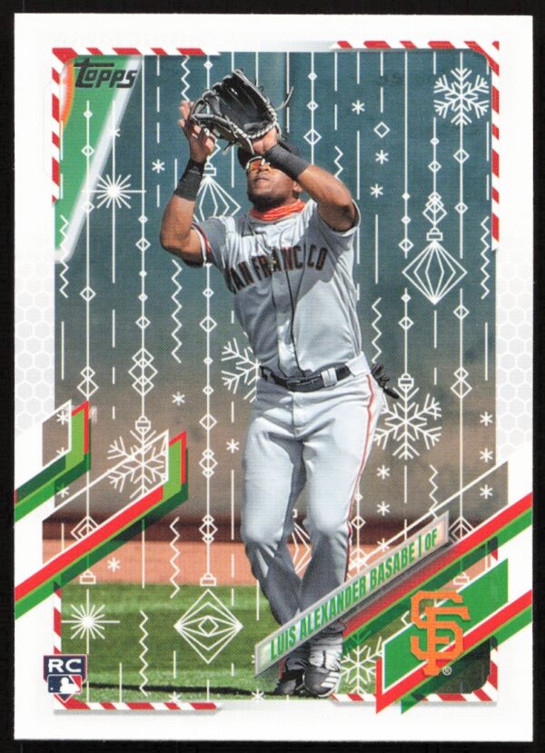 2021 Topps Holiday Luis Alexander Basabe #HW57 (Front)