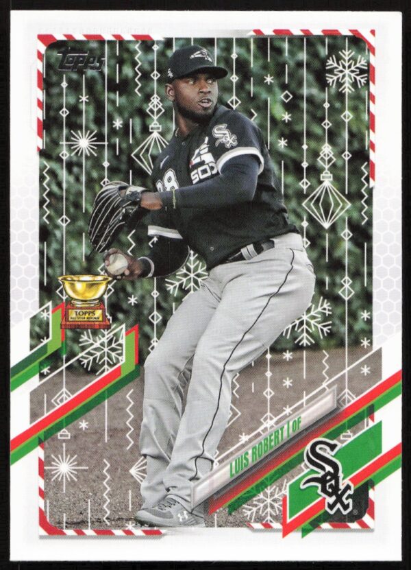 2021 Topps Holiday Luis Robert #HW128 (Front)