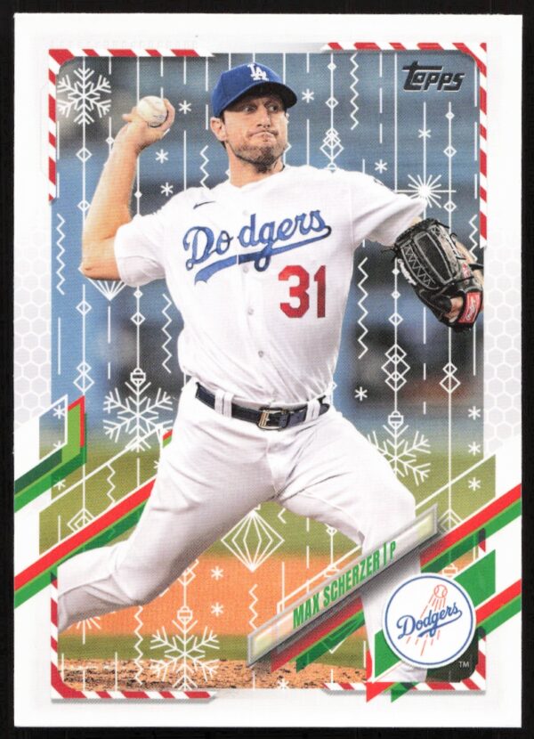 2021 Topps Holiday Max Scherzer #HW171 (Front)