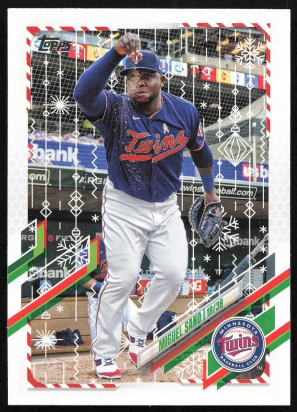 2021 Topps Holiday Miguel Sano #HW164 (Front)