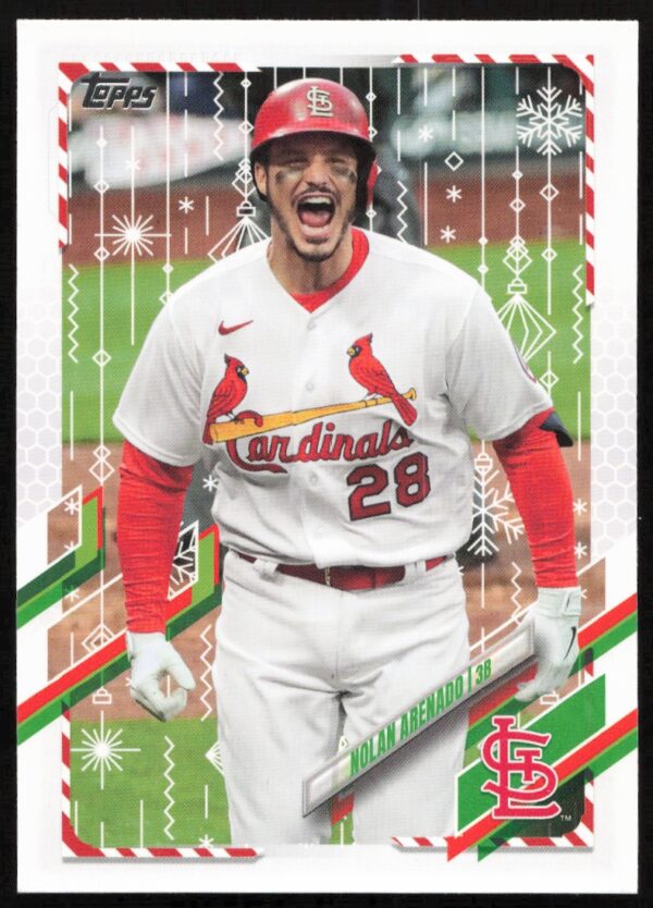 2021 Topps Holiday Nolan Arenado #HW12 (Front)