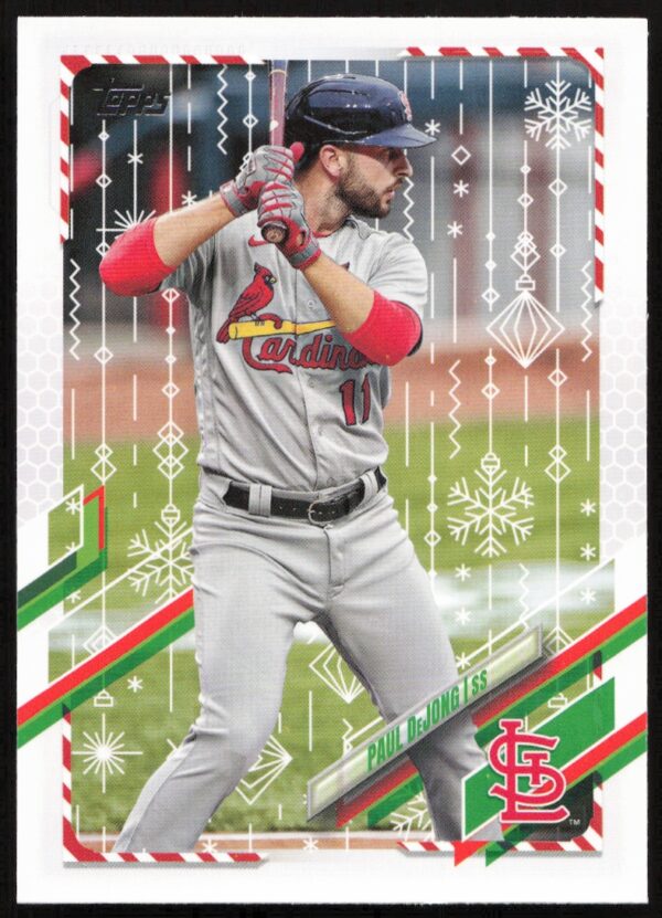 2021 Topps Holiday Paul DeJong #HW209 (Front)