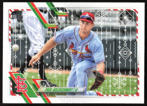 2021 Topps Holiday Paul Goldschmidt #HW129 (Front)