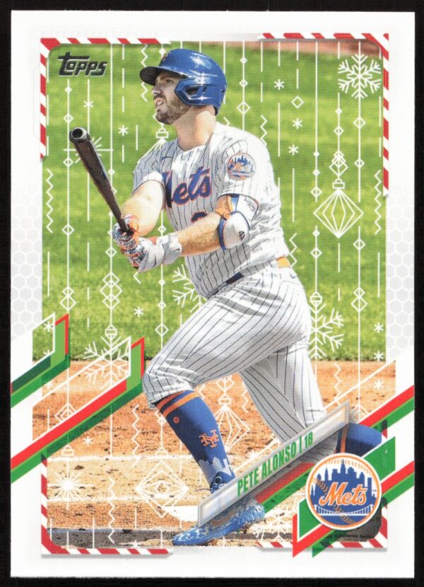 2021 Topps Holiday Pete Alonso #HW115 (Front)