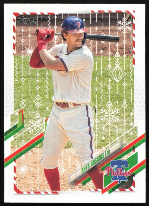 2021 Topps Holiday Rhys Hoskins #HW83 (Front)