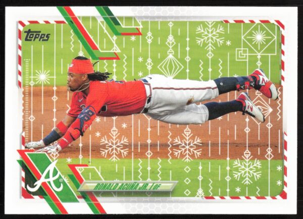 2021 Topps Holiday Ronald Acuna Jr. #HW200 (Front)