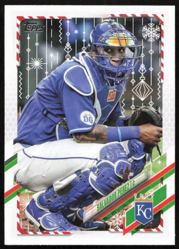 2021 Topps Holiday Salvador Perez #HW140 (Front)