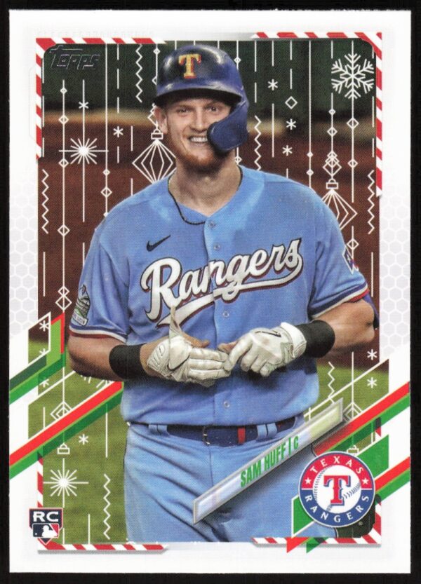 2021 Topps Holiday Sam Huff #HW53 (Front)