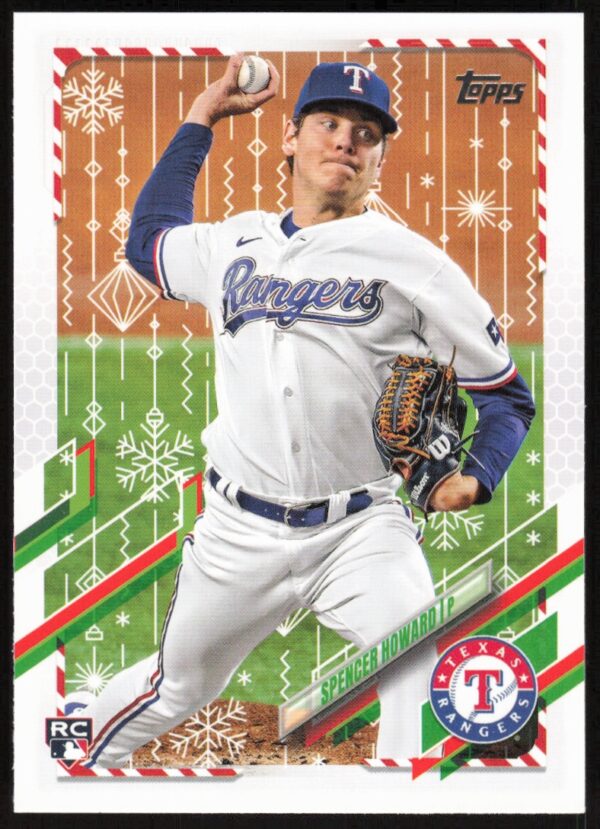 2021 Topps Holiday Spencer Howard #HW159 (Front)