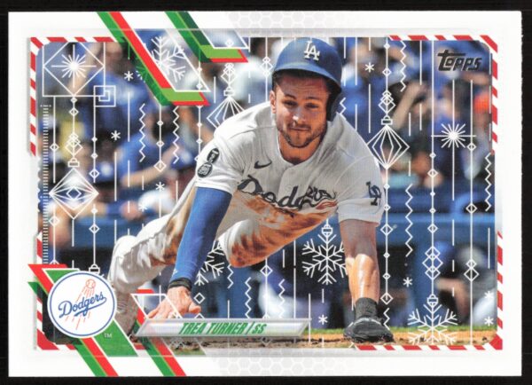 2021 Topps Holiday Trea Turner #HW213 (Front)