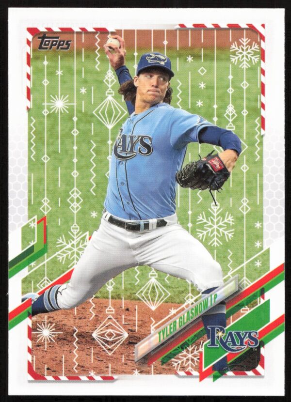 2021 Topps Holiday Tyler Glasnow #HW64 (Front)