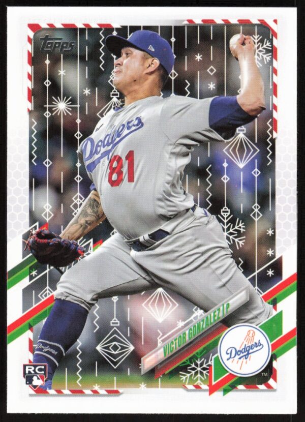 2021 Topps Holiday Victor Gonzalez #HW166 (Front)