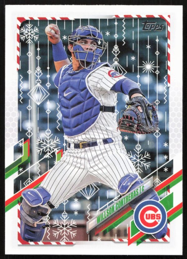 2021 Topps Holiday Willson Contreras #HW188 (Front)