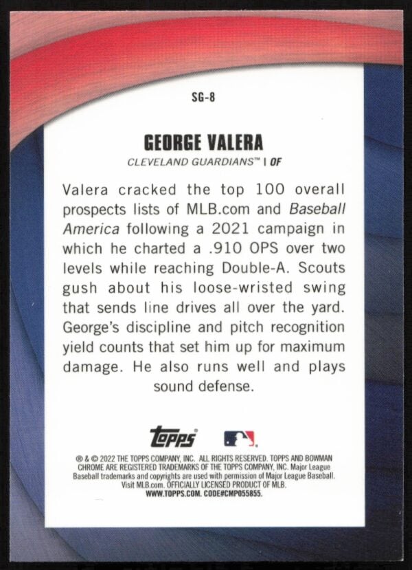 2022 Bowman Chrome Jay Allen Shades of Greatness #SG-16 (Back)