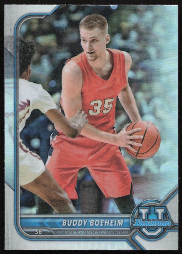 2022 Bowman University Buddy Boeheim Refractor #100 (Front)