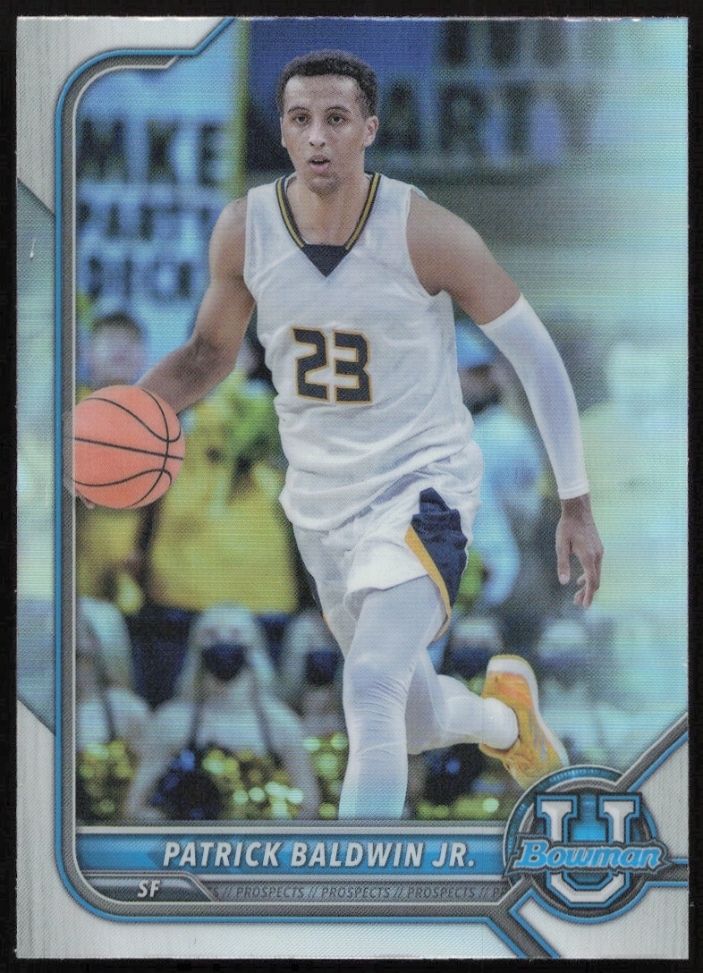 2022 Bowman University Patrick Baldwin Jr. Refractor #90 (Front)