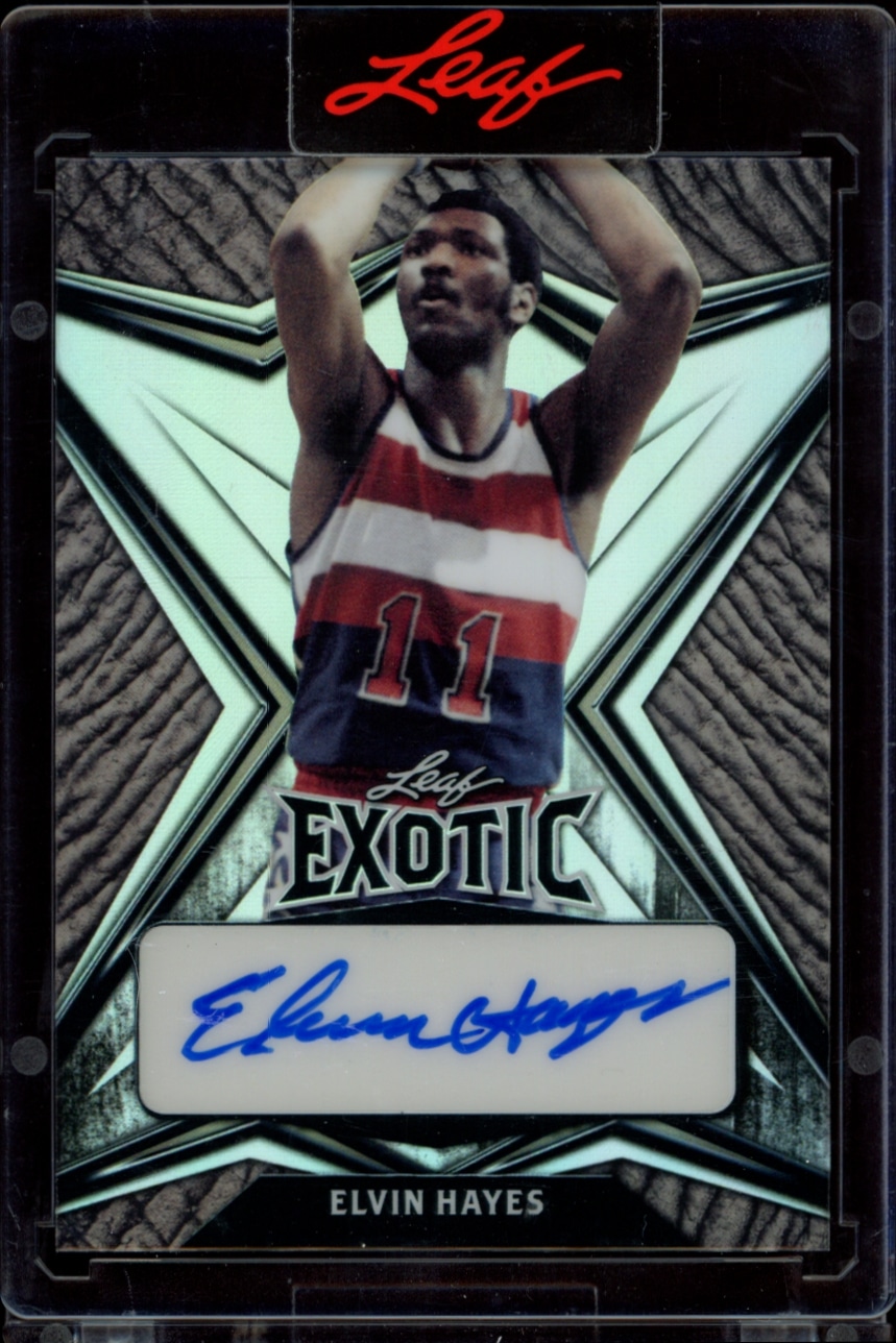 2022 Leaf Exotic Elvin Hayes Elephant #EA-EH2 (/8) (Auto) (Front)