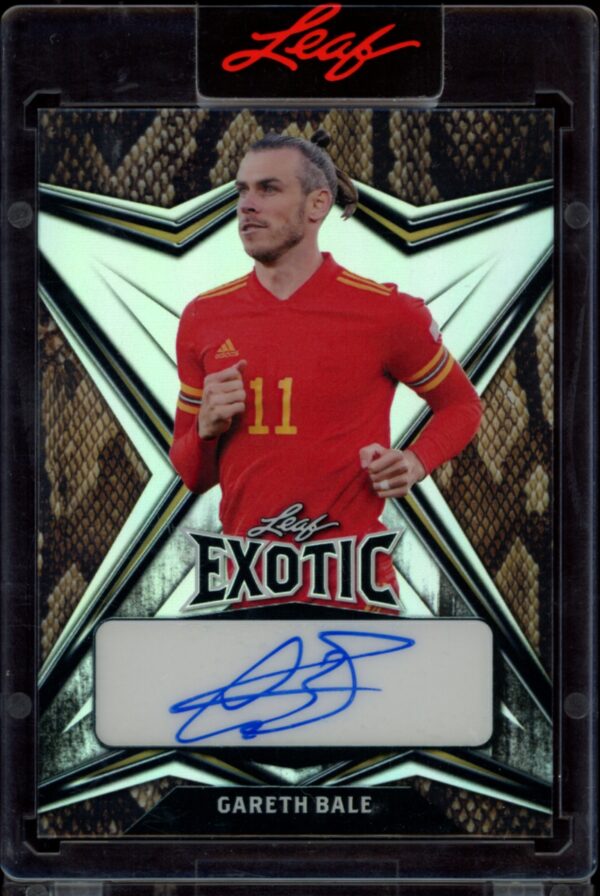 2022 Leaf Exotic Gareth Bale Snakeskin #EA-GB1 (/10) (Auto) (Front)