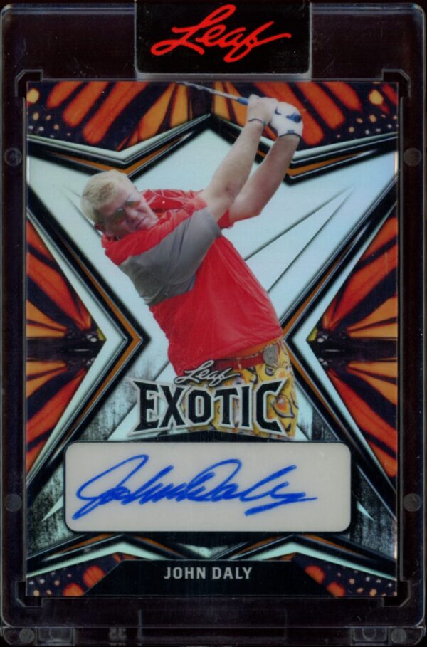 2022 Leaf Exotic John Daly Butterfly #EA-JD2 (/4) (Front)