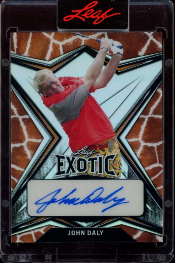 2022 Leaf Exotic John Daly Giraffe #EA-JD2 (/5) (Front)