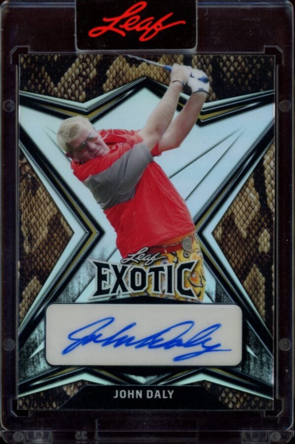 2022 Leaf Exotic John Daly Snakeskin #EA-JD2 (/10) (Front)