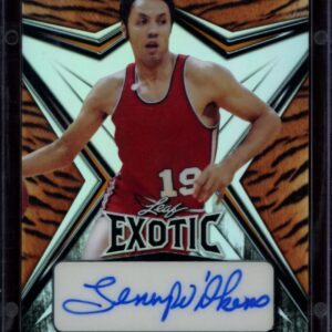 2022 Leaf Exotic Lenny Wilkens Tiger Stripe #EA-LW1 (/10) (Auto) (Front)